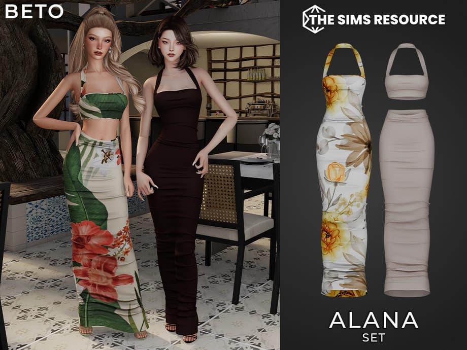 Скриншот мода Сет одежды Alana Set